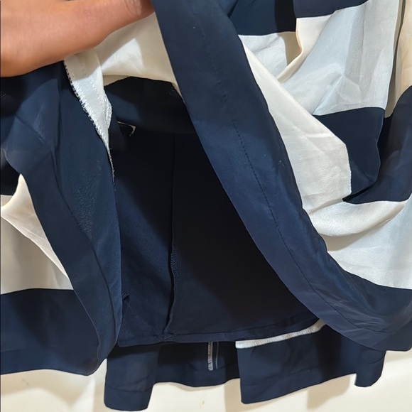 Collective Concepts Navy and White Striped Skirt Size S! - Picture 3 of 6
